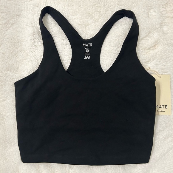 Mate The Label Organic Stretch Racer Tank Top - Picture 6 of 11
